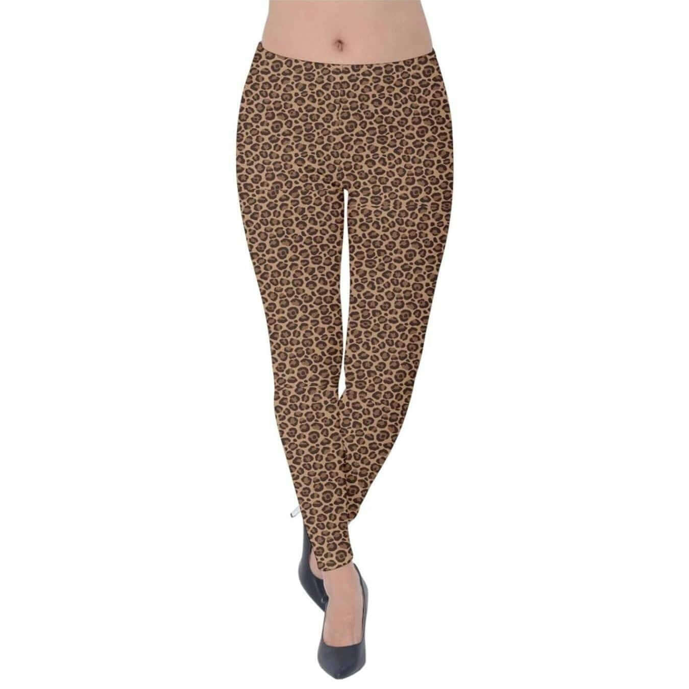 Leopard velvet leggings hotsell