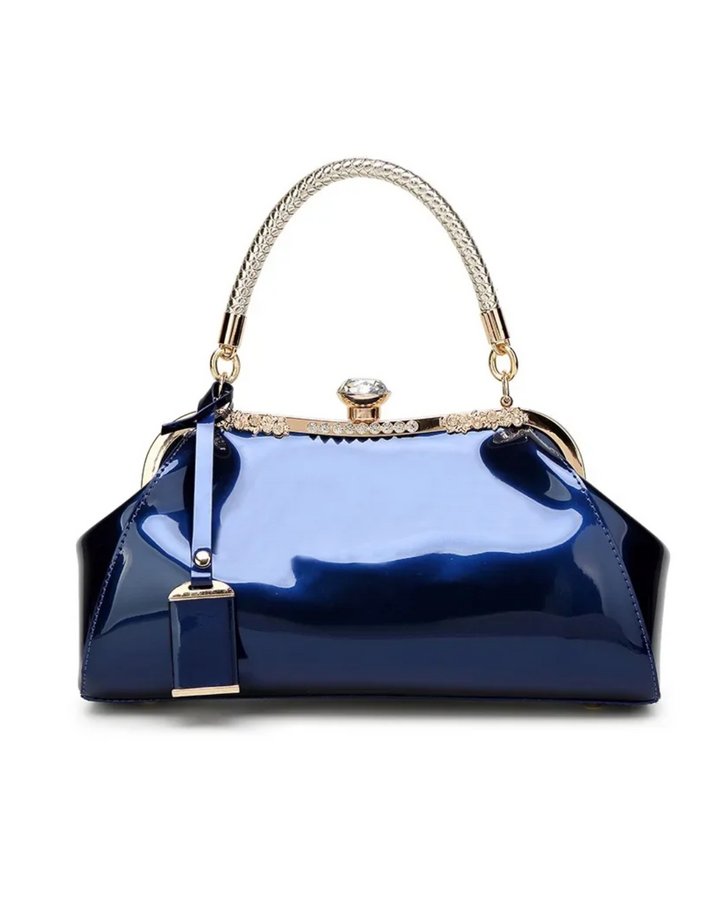 Blue Patent Women's Handbag