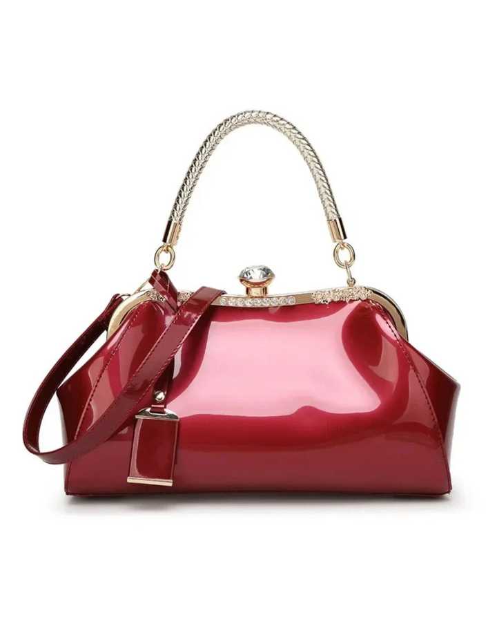 Burgundy Patent Women's Handbag