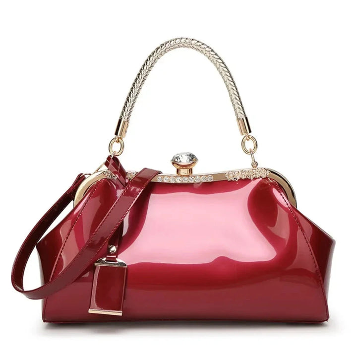 Burgundy Patent Women's Handbag