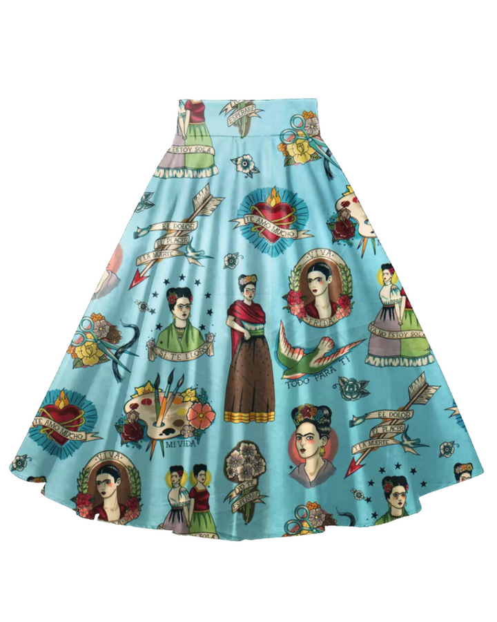 Frida Cotton Full Circle Skirt