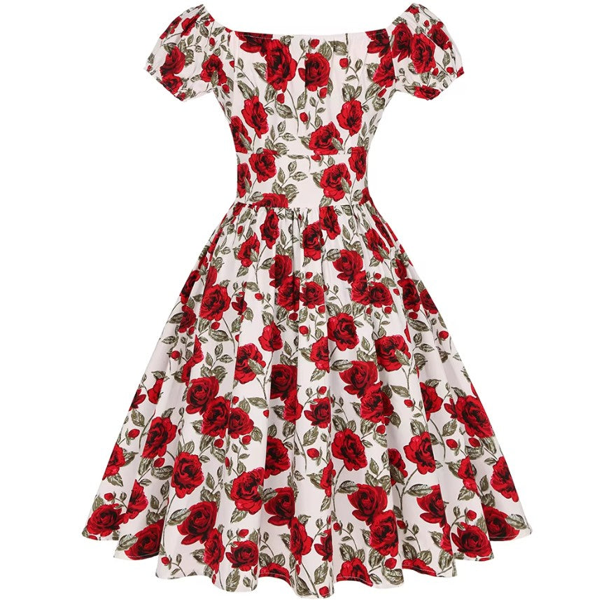 Rose Romance 50s Dress - Poison Arrow Retro