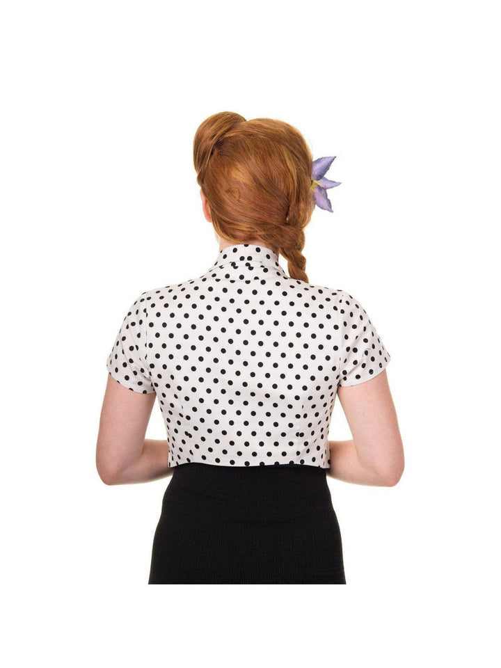 HIGHER LOVE POLKA DOT BOLERO - Poison Arrow Retro