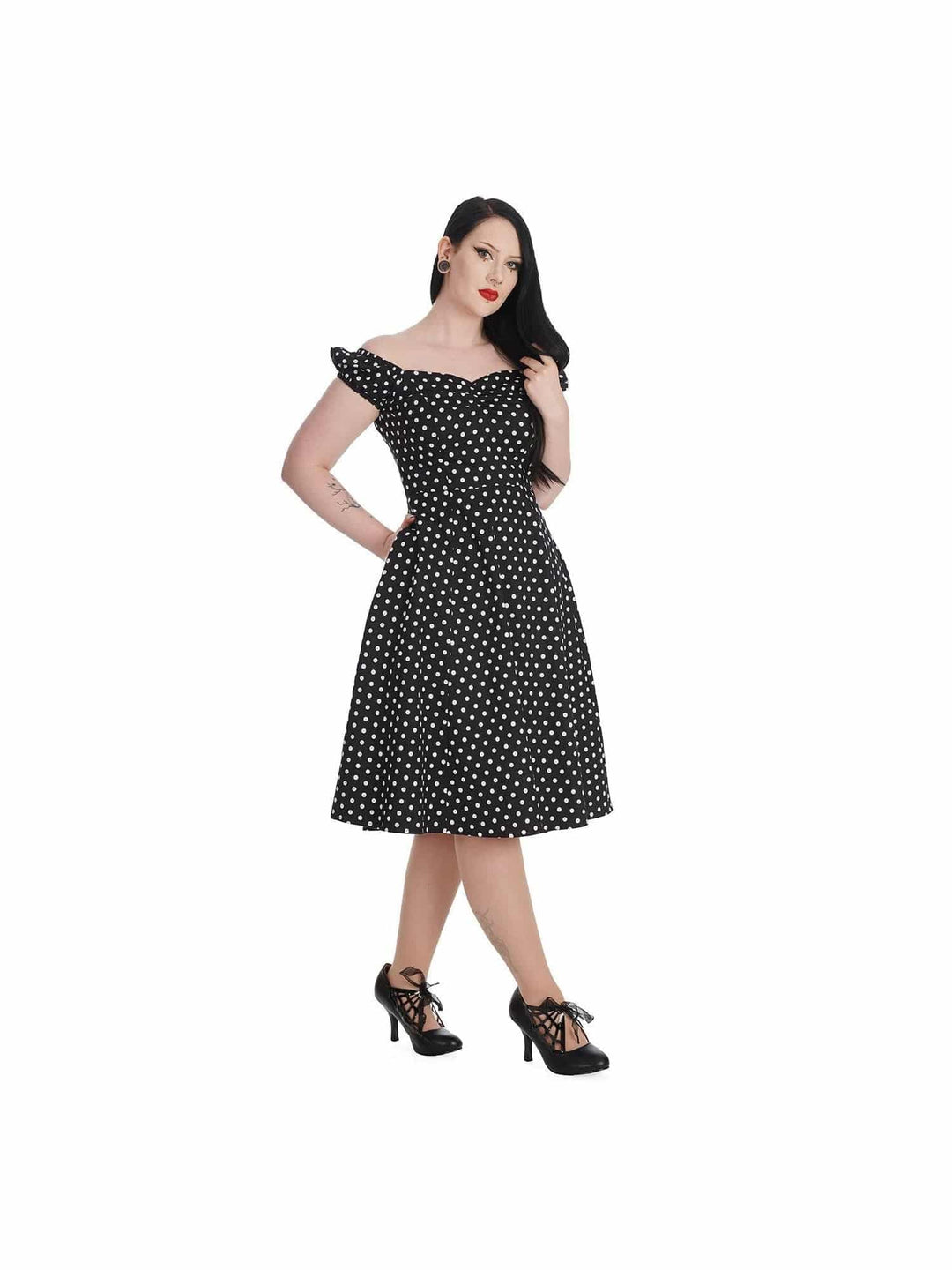 Sweet Spot Swing Dress - Poison Arrow Retro