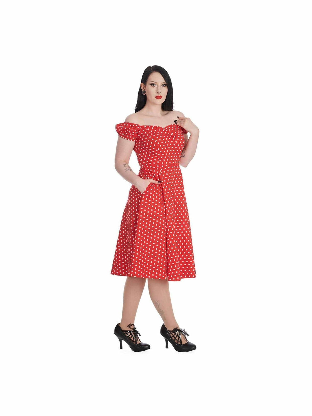 Sweet Spot Swing Dress - Poison Arrow Retro