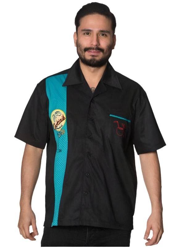 LITTLE MINX RETRO COCKTAIL SHIRT - Poison Arrow Retro