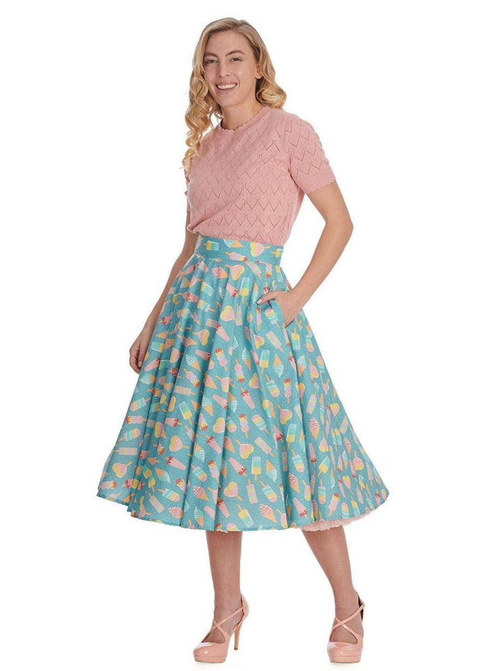 Ice Cream Swing Skirt - Poison Arrow Retro