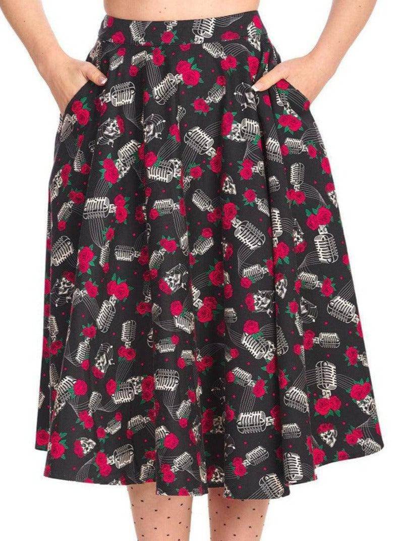 PLUS SIZE SKIRTS Poison Arrow Retro