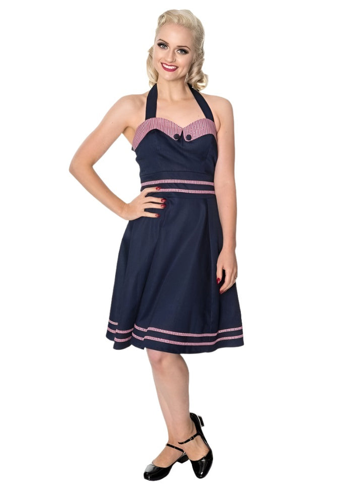 Banned Denim and Gingham J'ADORE DRESS