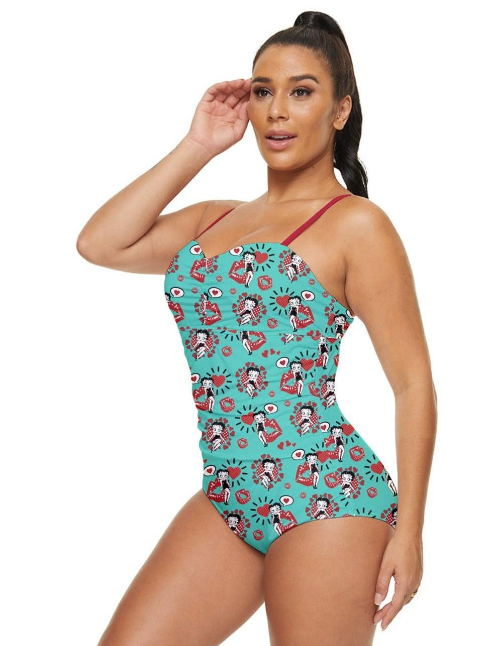 Betty Boop Retro Full Coverage Swimsuit