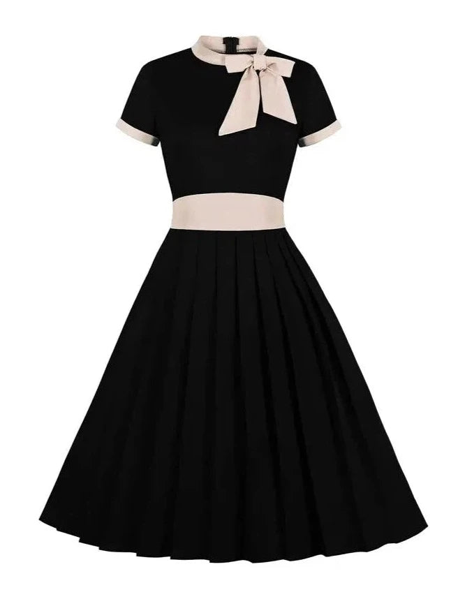 Black 50s Midi Dress