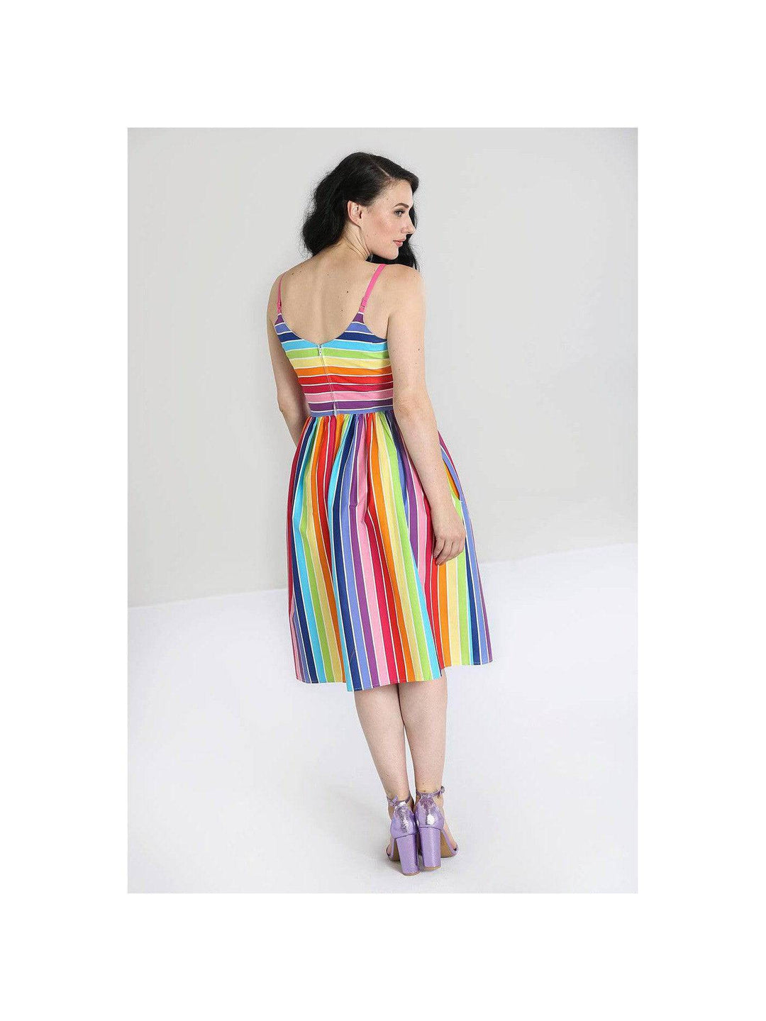 Hell Bunny Over the Rainbow 50s Dress - Poison Arrow Retro