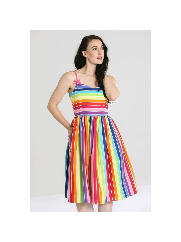 Hell Bunny Over the Rainbow 50s Dress - Poison Arrow Retro