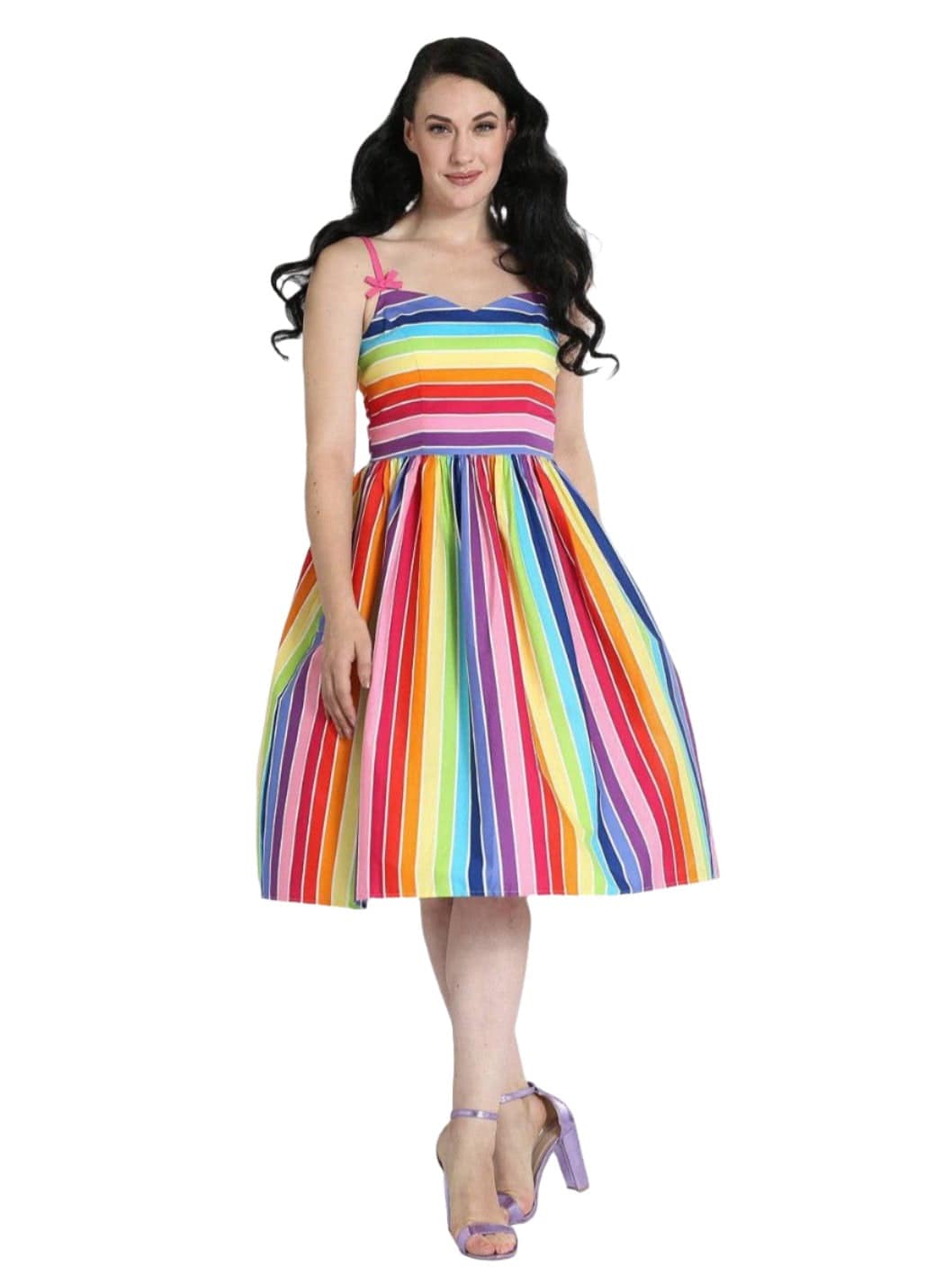 Hell Bunny Over the Rainbow 50s Dress - Poison Arrow Retro