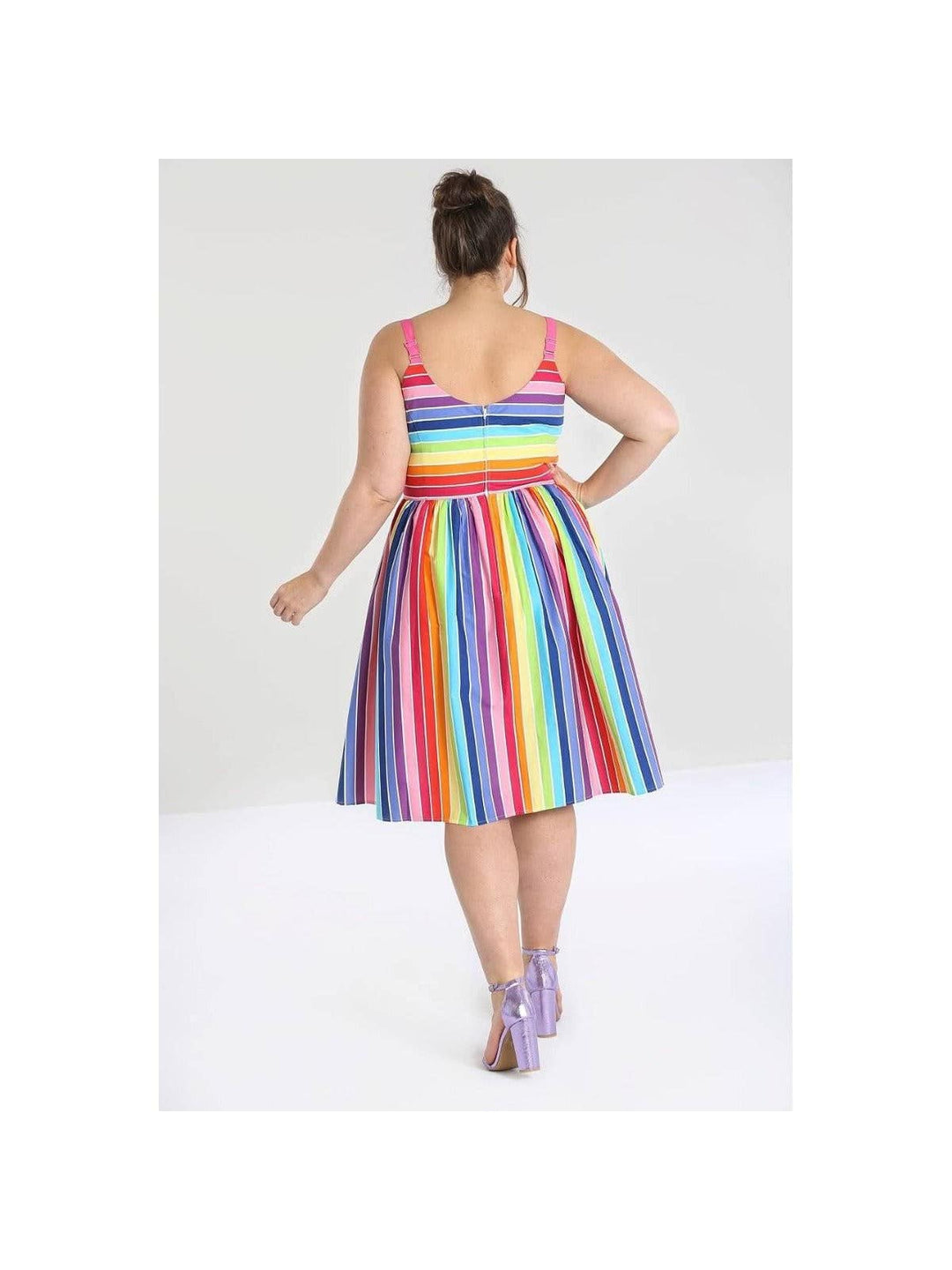 Hell Bunny Over the Rainbow 50s Dress - Poison Arrow Retro