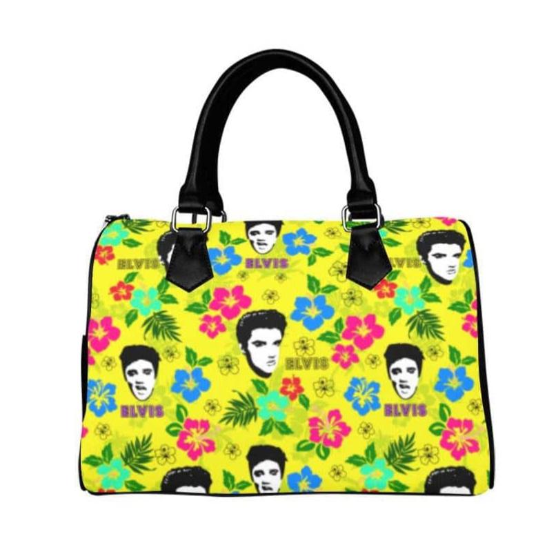 Hawaii Elvis Barrel Type Handbag - Poison Arrow Retro