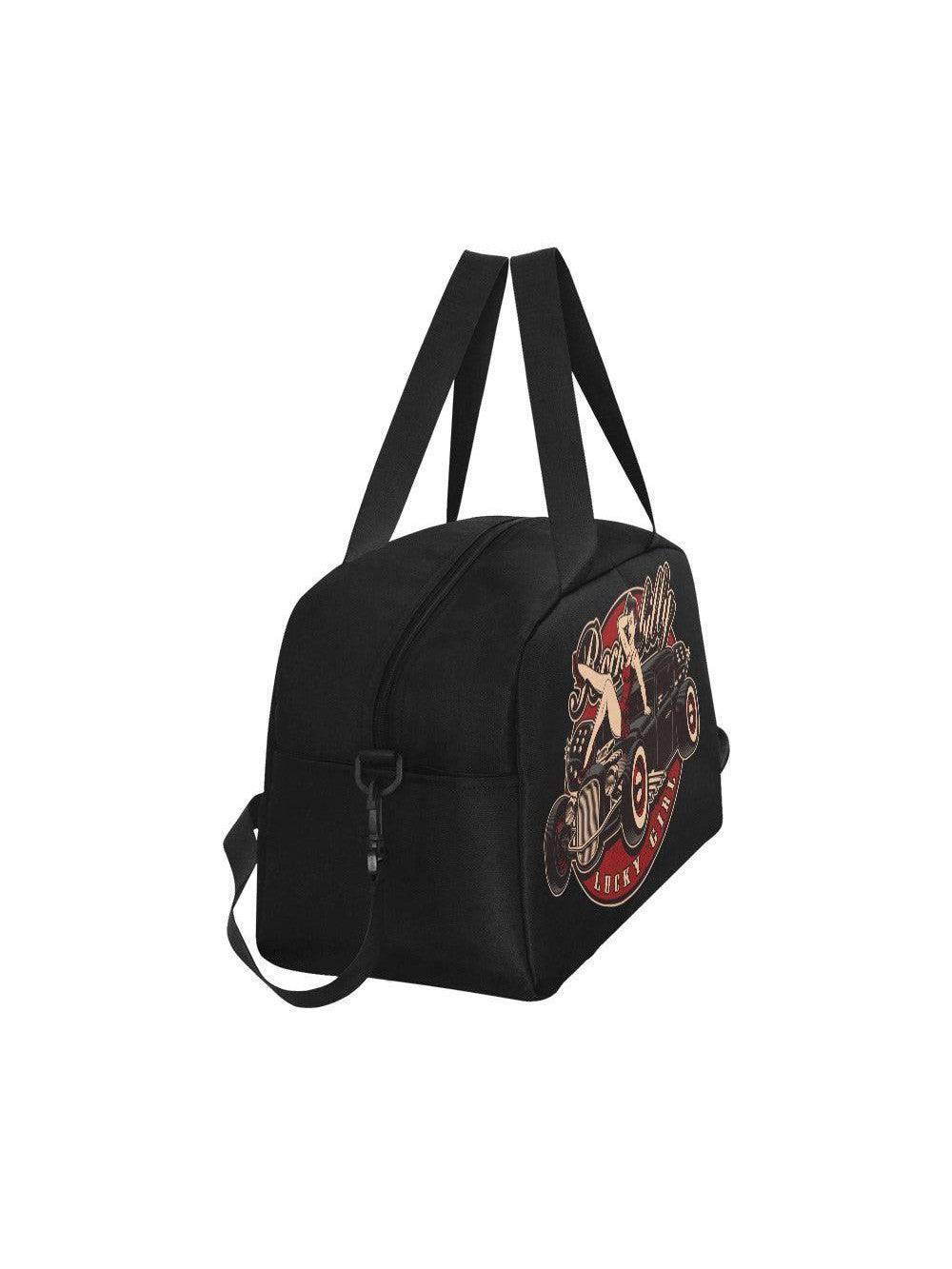 Lucky Girl Overnight Bowler Bag - Poison Arrow Retro