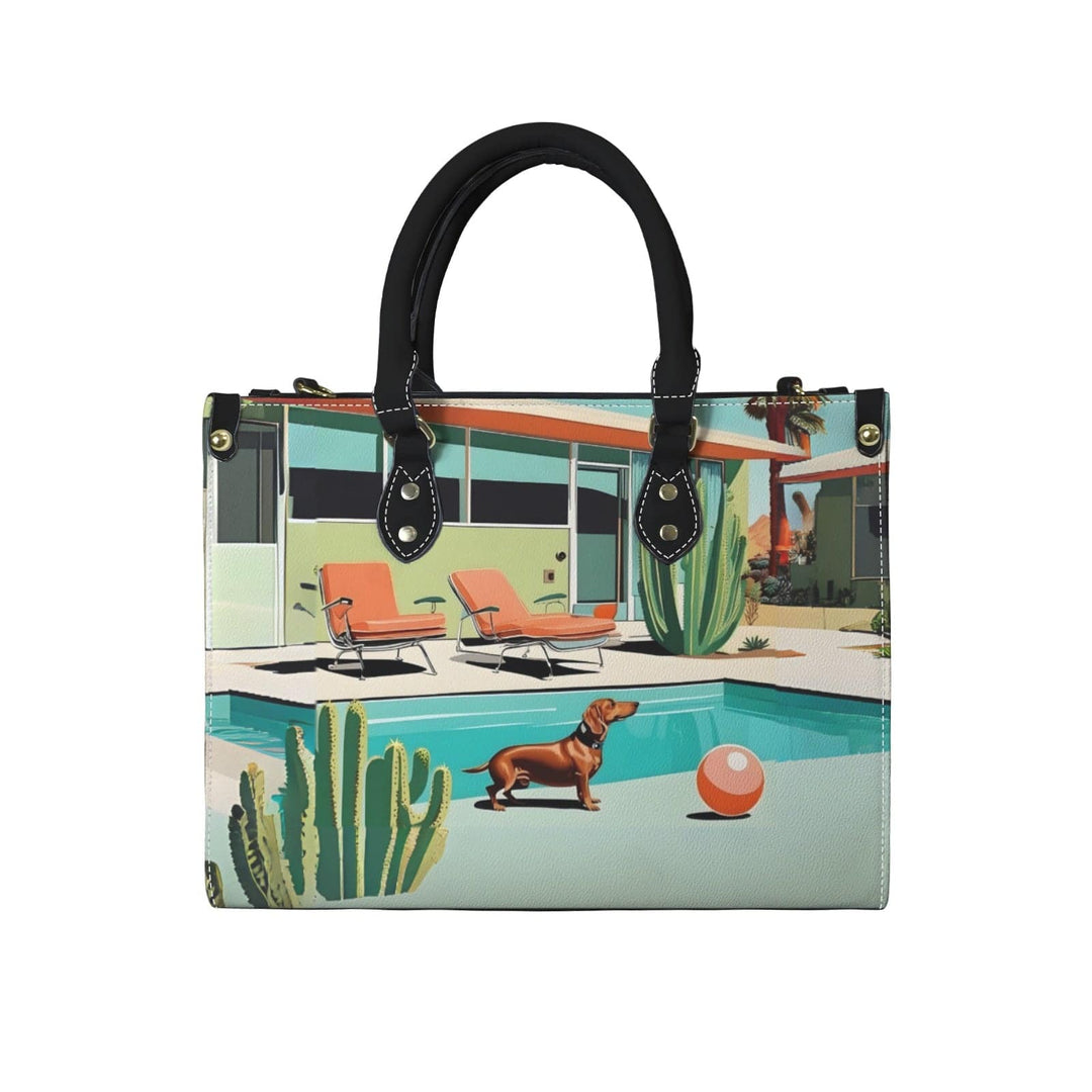 Palm Springs Dachshund Handbag - Poison Arrow Retro