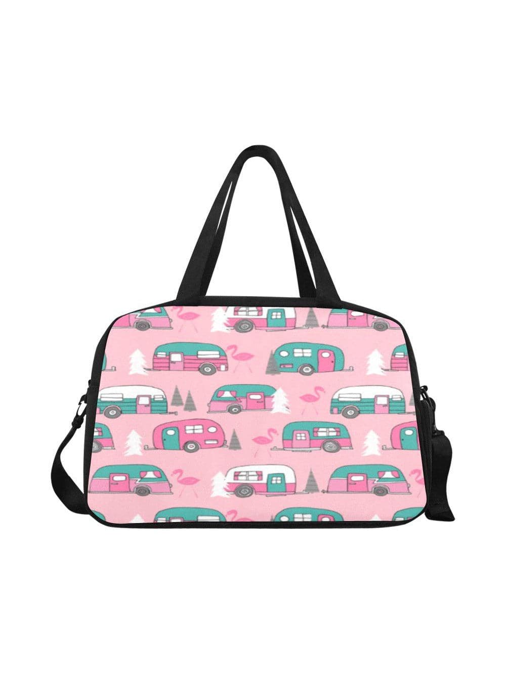 Pink Retro Vans Overnight Bowler Bag