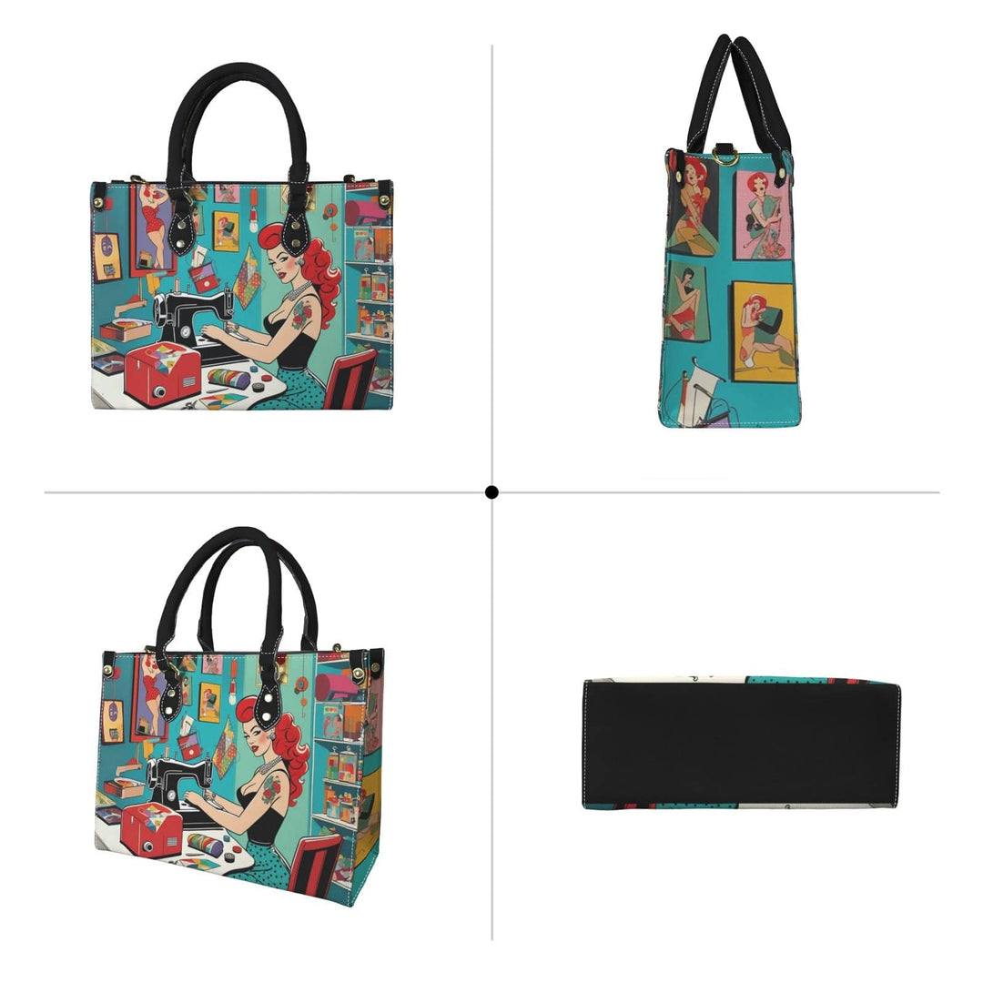 Sewing Scarlett Pop Art Handbag - Poison Arrow Retro