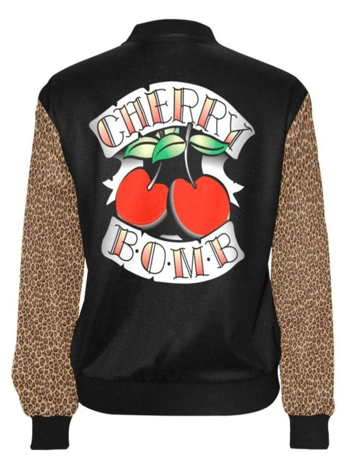 Cherry Bomb Womens Bomber Jacket - Poison Arrow Retro