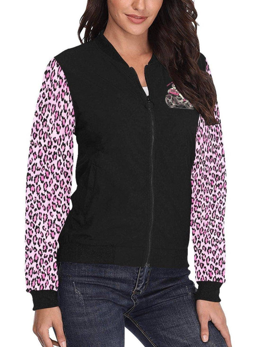 Fierce, Fabulous & Full Throttle Womens Bomber Jacket - Poison Arrow Retro