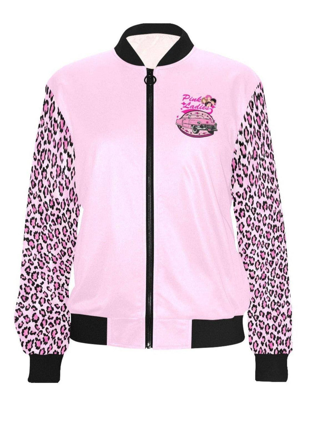 Pink Ladies Womens Bomber Jacket