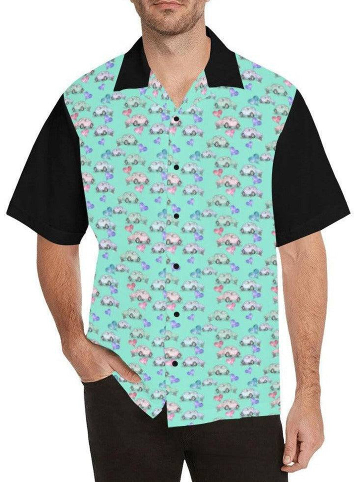 Beetle Hearts Button Up Shirt - Poison Arrow Retro