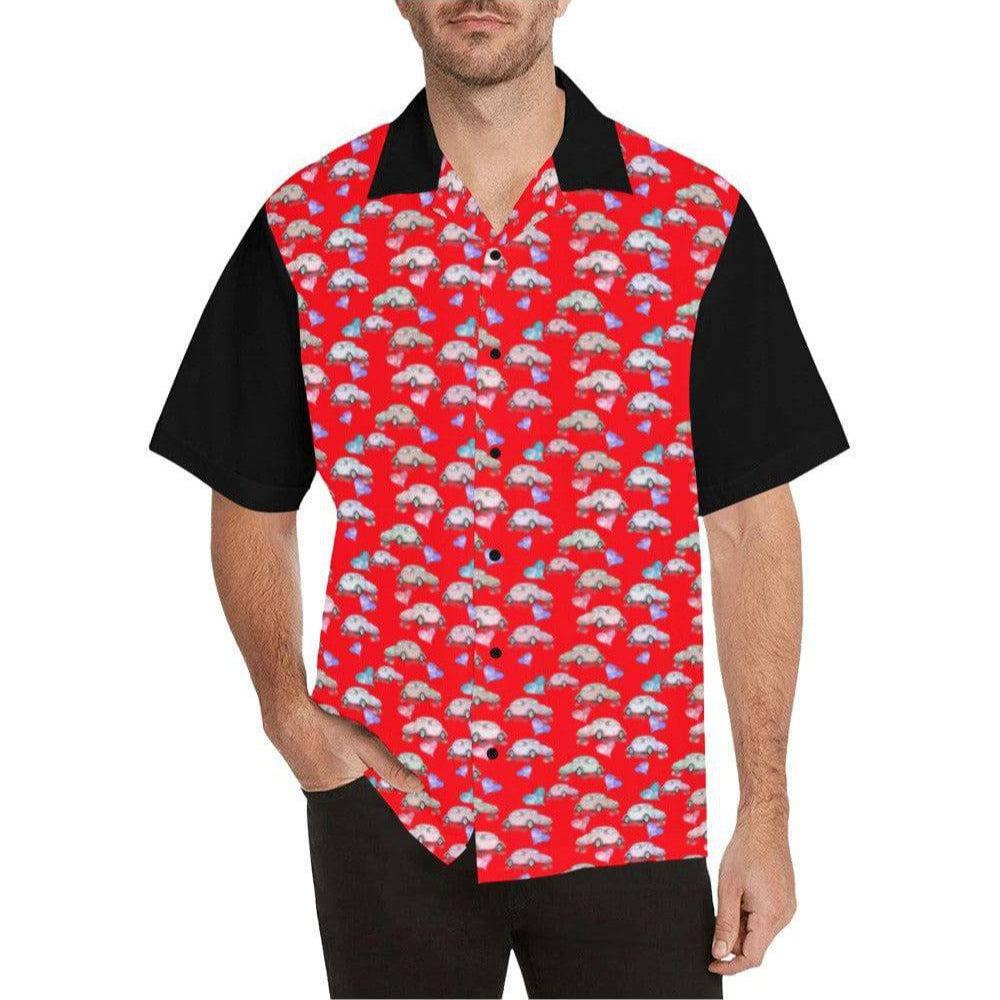 Beetle Hearts Button Up Shirt - Poison Arrow Retro