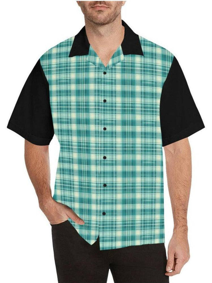 Howard Plaid Mens Button Up Shirt - Poison Arrow Retro