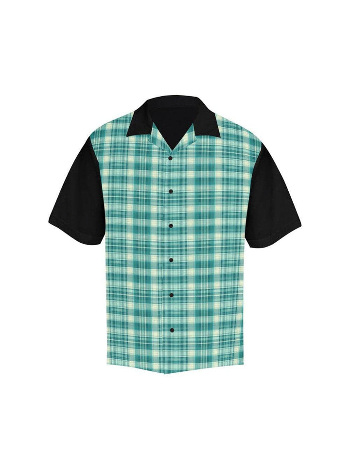 Howard Plaid Mens Button Up Shirt - Poison Arrow Retro