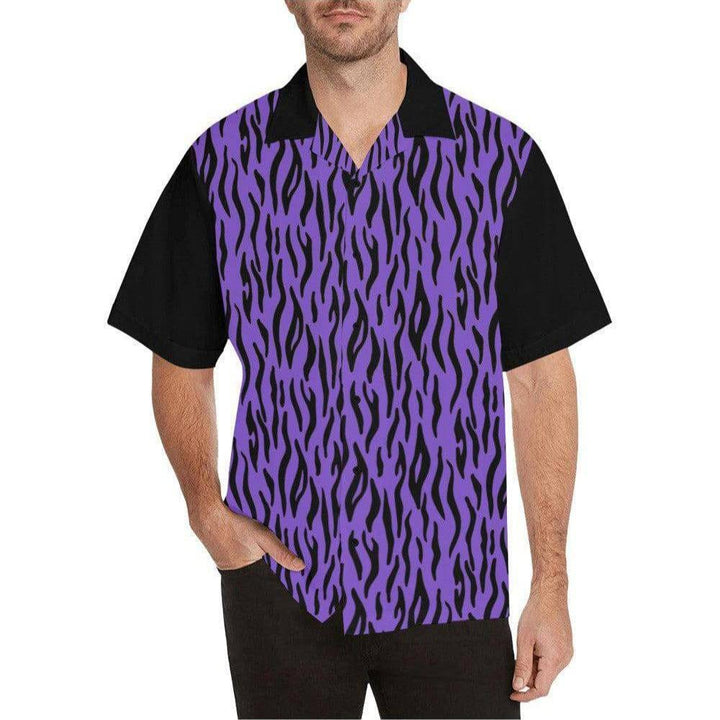 Zebra Button Up Shirt - Poison Arrow Retro