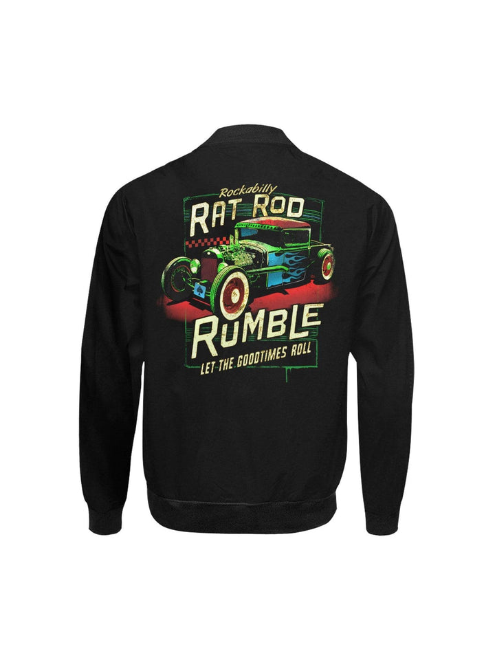 Rat Rod Rumble Men's Bomber Jacket - Poison Arrow Retro