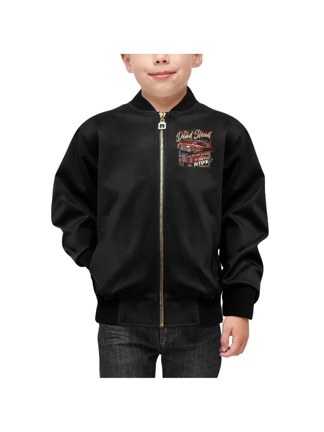 Dead Slead Kid's Bomber Jacket With Pockets - Poison Arrow Retro