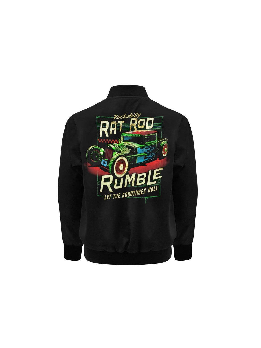 Rat Rod Rumble Kid's Bomber Jacket With Pockets - Poison Arrow Retro