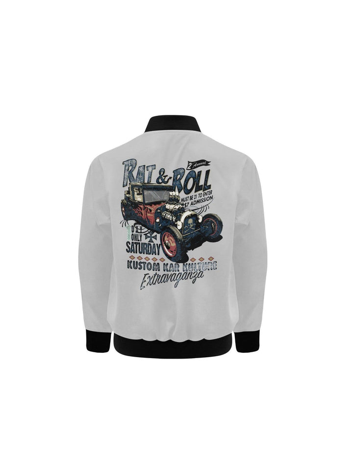 Rat & Roll Kid's Bomber Jacket With Pockets - Poison Arrow Retro