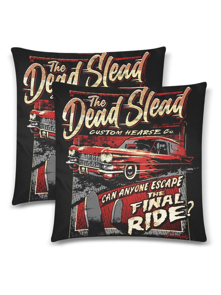 Dead Slead Throw Pillow Cover 18"x 18" (Twin Sides) (Set of 2)