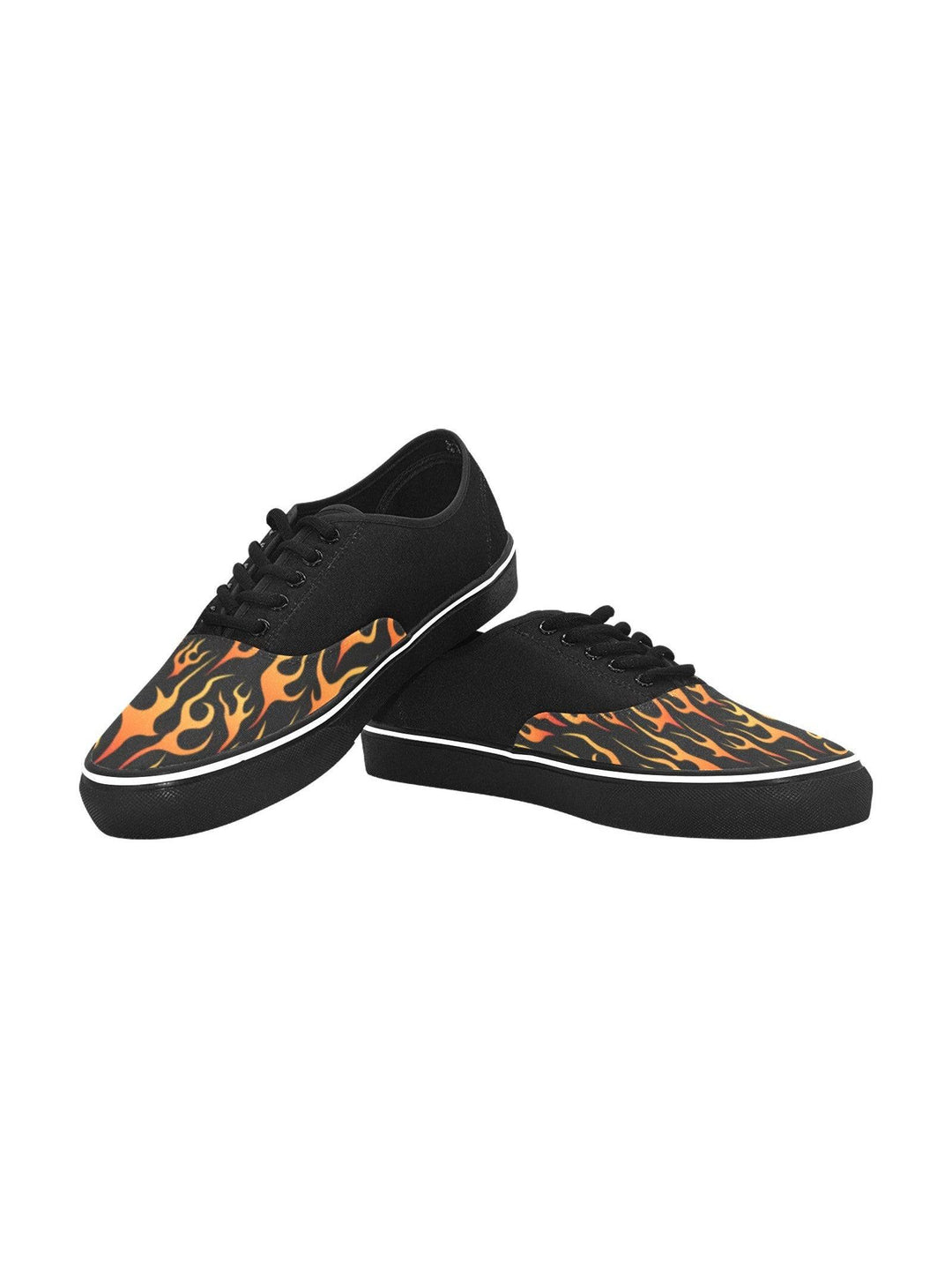 Flames Men's Creeper Sneakers - Poison Arrow Retro