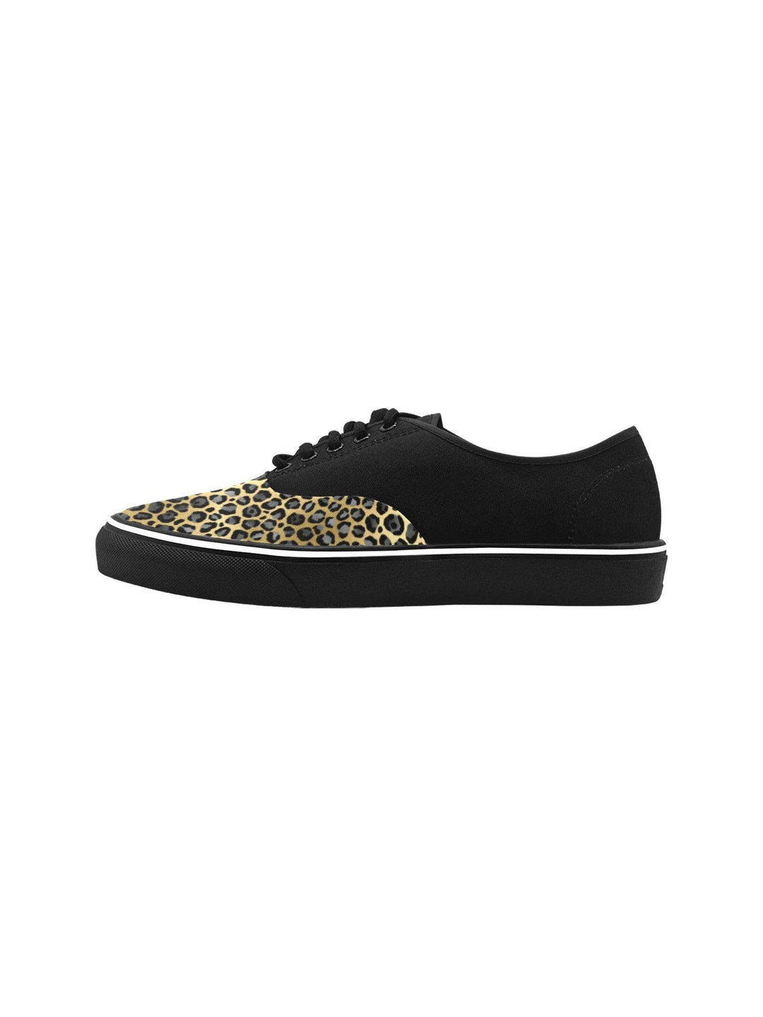 Gold Leopard Men's Creeper Sneakers - Poison Arrow Retro