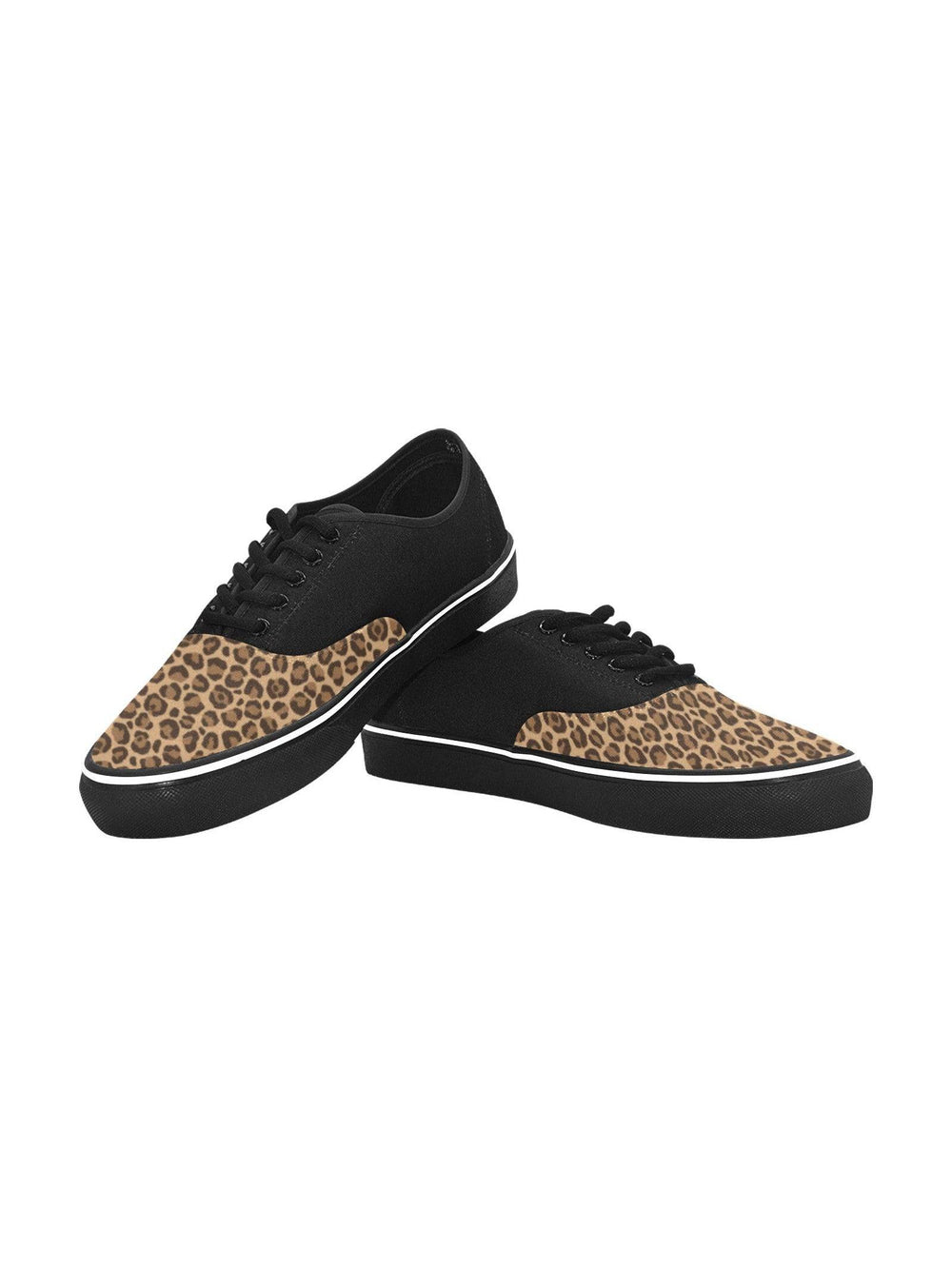 Leopard Men's Creeper Sneakers - Poison Arrow Retro