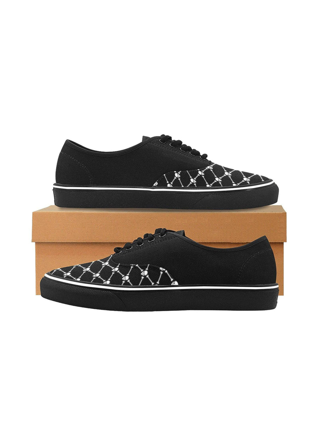 SKULLS AND CROSSBONES Men's Creeper Sneakers - Poison Arrow Retro