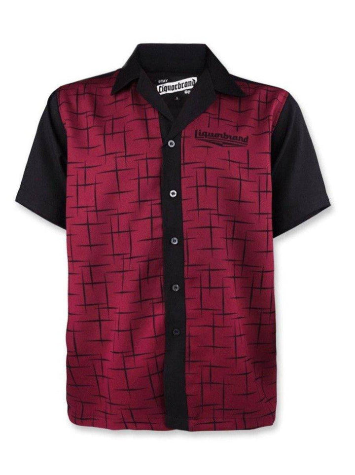 LIQUORBRAND ATOMIC BOWLING SHIRT - Poison Arrow Retro