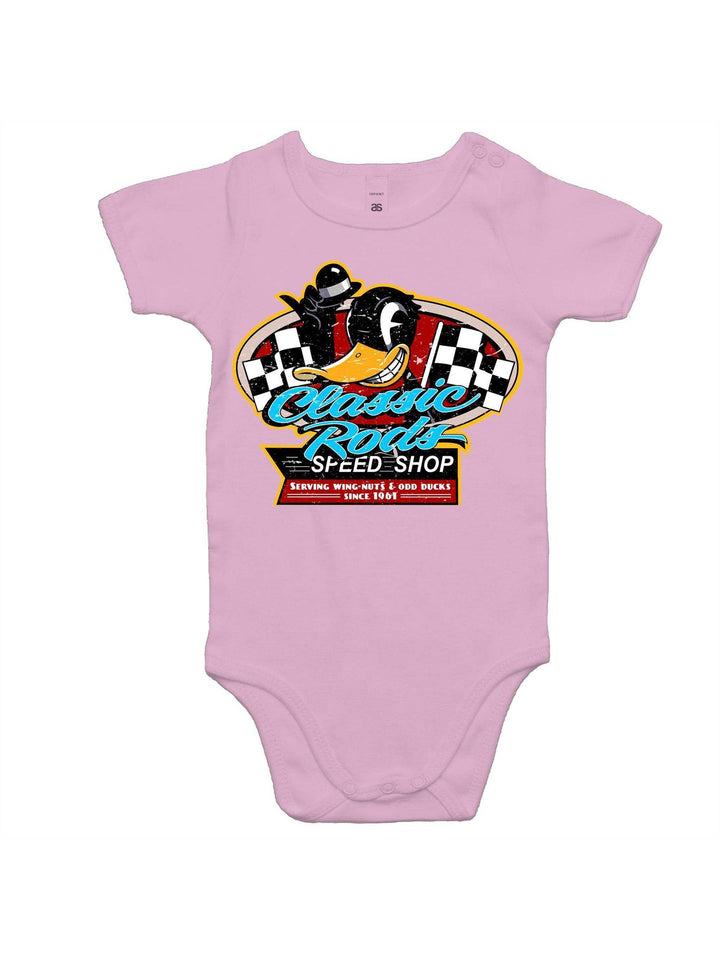 CLASSIC RODS - Baby Onesie Romper - Poison Arrow Retro