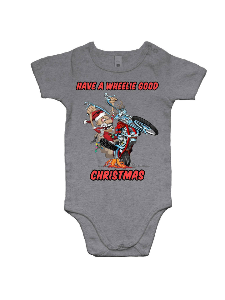 HAVE A WHEELIE GOOD CHRISTMAS - Baby Onesie Romper