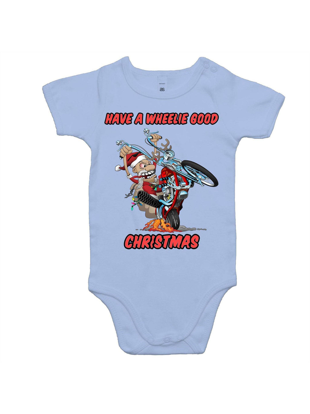 HAVE A WHEELIE GOOD CHRISTMAS - Baby Onesie Romper