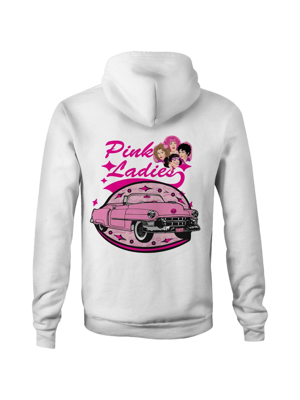 Pink Ladies Fleecy Hoodie - Poison Arrow Retro