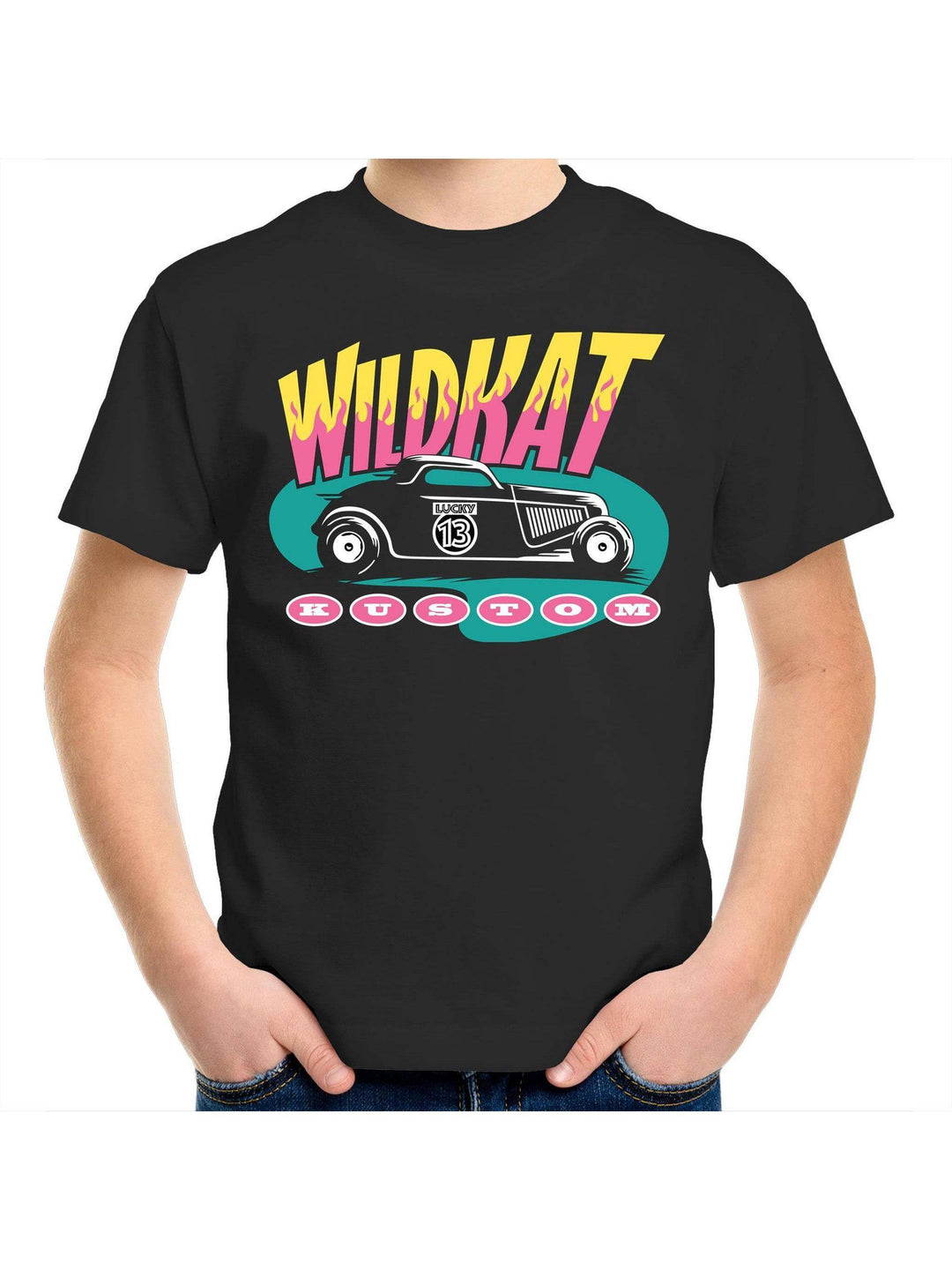 WILDKAT Kids Youth Crew T-Shirt - Poison Arrow Retro