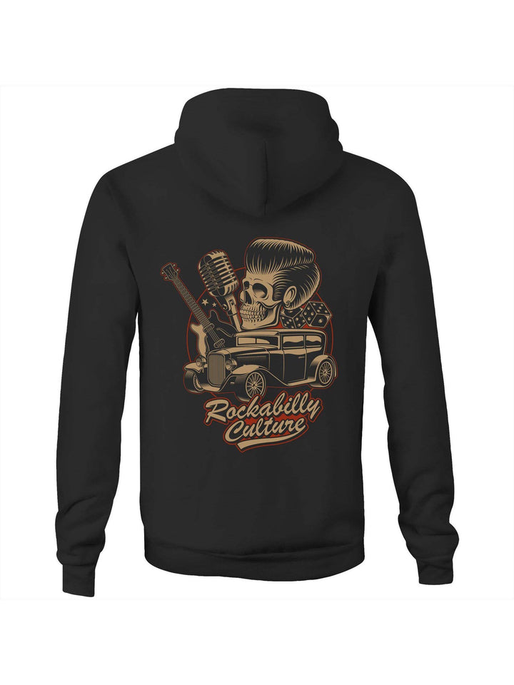 Rockabilly Culture Fleecy Hoodie - Poison Arrow Retro