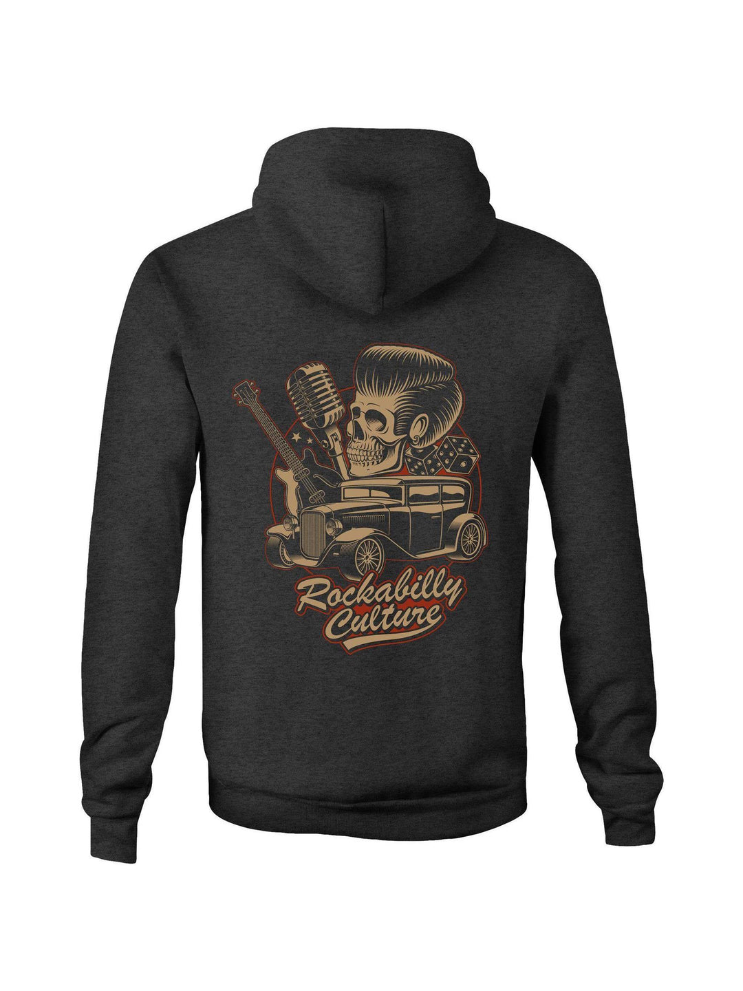 Rockabilly Culture Fleecy Hoodie - Poison Arrow Retro