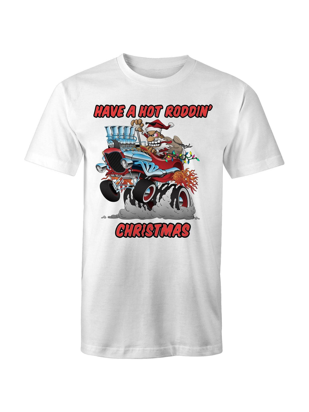 Hot Roddin' Christmas - Mens T-Shirt